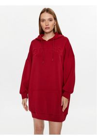 Guess Bluza V3BQ14 K7UW2 Czerwony Regular Fit. Kolor: czerwony. Materiał: wiskoza #1