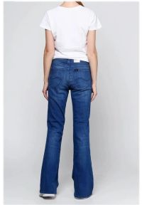 Lee - LEE SKINNY FLARE DAMSKIE SPODNIE JEANSOWE WORN PACIFIC L316AVNG