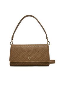 TOMMY HILFIGER - Tommy Hilfiger Torebka AW0AW16933 Brązowy. Kolor: brązowy. Materiał: skórzane #4