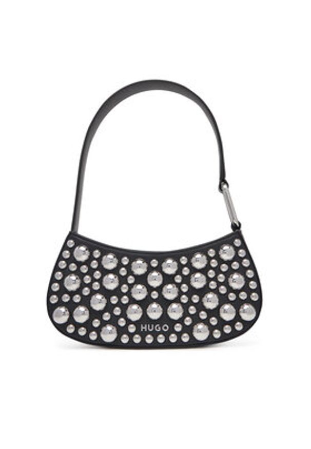 Hugo - HUGO Torebka Terrah ST Hobo 50547902 Czarny. Kolor: czarny. Materiał: skórzane