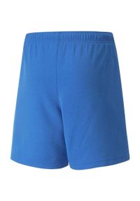 Spodenki piłkarskie dla dzieci Puma teamRISE Short Jr. Kolor: niebieski. Materiał: poliester
