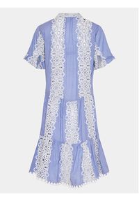 Iconique Sukienka letnia IC23 001 Fioletowy Regular Fit. Kolor: fioletowy. Materiał: bawełna. Sezon: lato #8