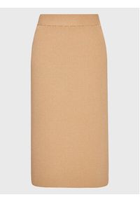 Glamorous Spódnica ołówkowa AC2917B Beżowy Slim Fit. Kolor: beżowy. Materiał: syntetyk #5