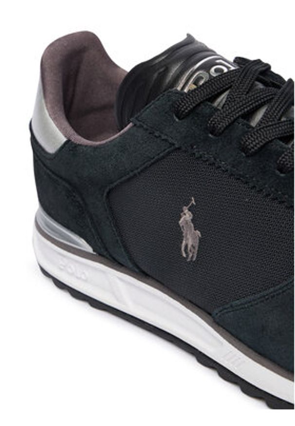 Polo Ralph Lauren Sneakersy Varick Pp 809974041002 Czarny. Kolor: czarny. Materiał: skóra, zamsz