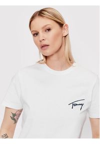 Tommy Jeans T-Shirt Signature DW0DW12940 Biały Relaxed Fit. Kolor: biały. Materiał: bawełna #4