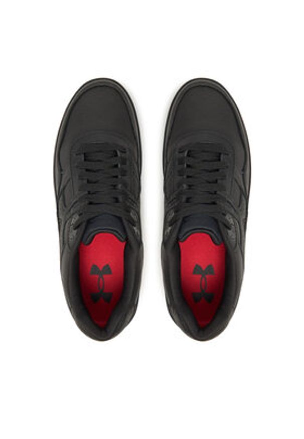 Under Armour Sneakersy UA Court 96 3028633 Czarny. Kolor: czarny. Materiał: materiał