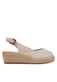 Geox Espadryle D55YXA-00021 C6738 Beżowy. Kolor: beżowy. Materiał: materiał