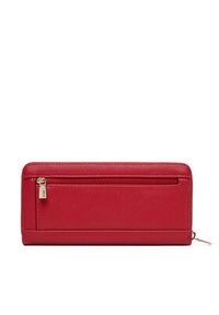 Guess Duży Portfel Damski Laurel II Slg SWZG74 59146 Czerwony. Kolor: czerwony. Materiał: skóra