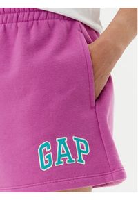 GAP - Gap Szorty sportowe 769323-07 Różowy Regular Fit. Kolor: różowy. Materiał: bawełna #3