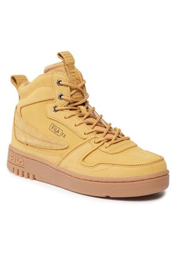 Fila Sneakersy Fxventuno O Mid FFM0155.70010 Brązowy. Kolor: brązowy. Materiał: skóra