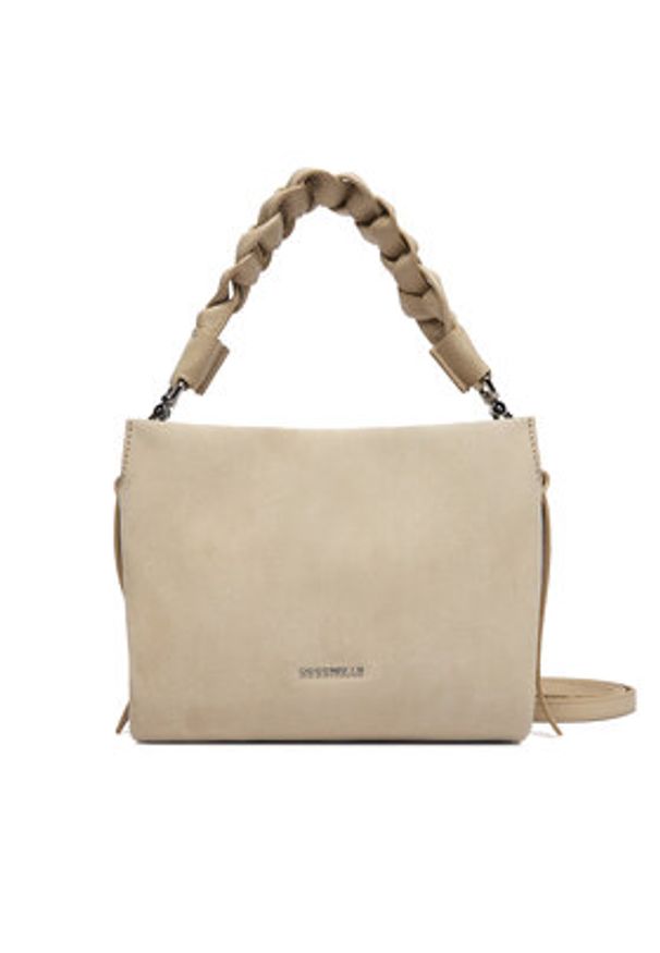 Coccinelle Torebka 285974 Brązowy. Kolor: brązowy. Materiał: zamszowe, skórzane