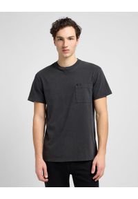 Lee - MESKA KOSZULKA LEE RELAXED POCKET TEE WASHED BLACK 112334746 #1