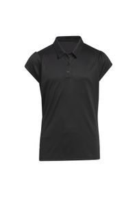 Adidas - Koszulka Girls' Performance Polo. Typ kołnierza: polo. Kolor: czarny. Materiał: materiał. Sport: golf #1