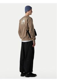 The North Face Bluza Redbox NF0A89FA Brązowy Regular Fit. Kolor: brązowy. Materiał: bawełna
