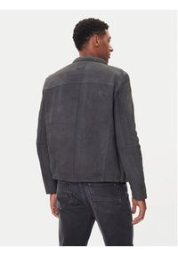 Milestone Kurtka skórzana MSRenaldo 531006 60725 Szary Regular Fit. Kolor: szary. Materiał: skóra #4