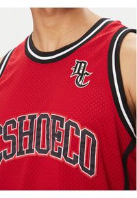 DC Shoes Tank top ADYKT03257 Czerwony Regular Fit. Kolor: czerwony. Materiał: syntetyk #5