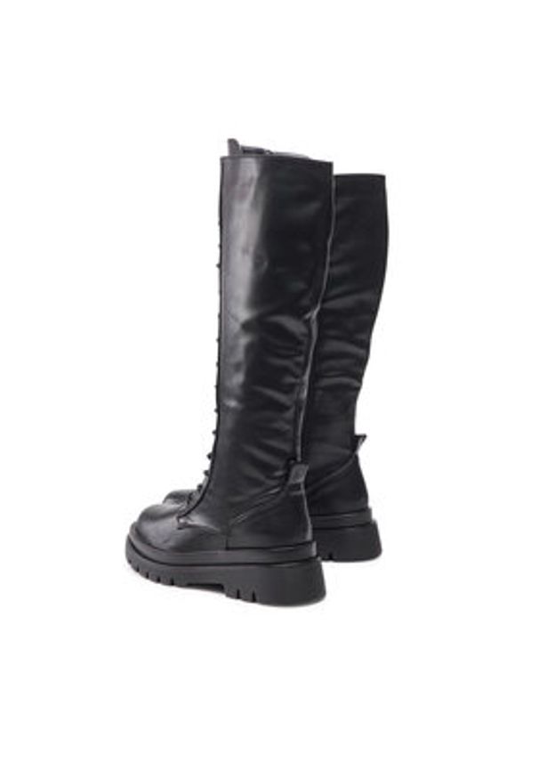 Jenny Fairy Kozaki WS2028-16 Czarny. Kolor: czarny. Materiał: skóra