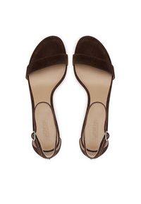 Lauren Ralph Lauren - LAUREN RALPH LAUREN Sandały 802959175011 Brązowy. Kolor: brązowy. Materiał: zamsz, skóra #3