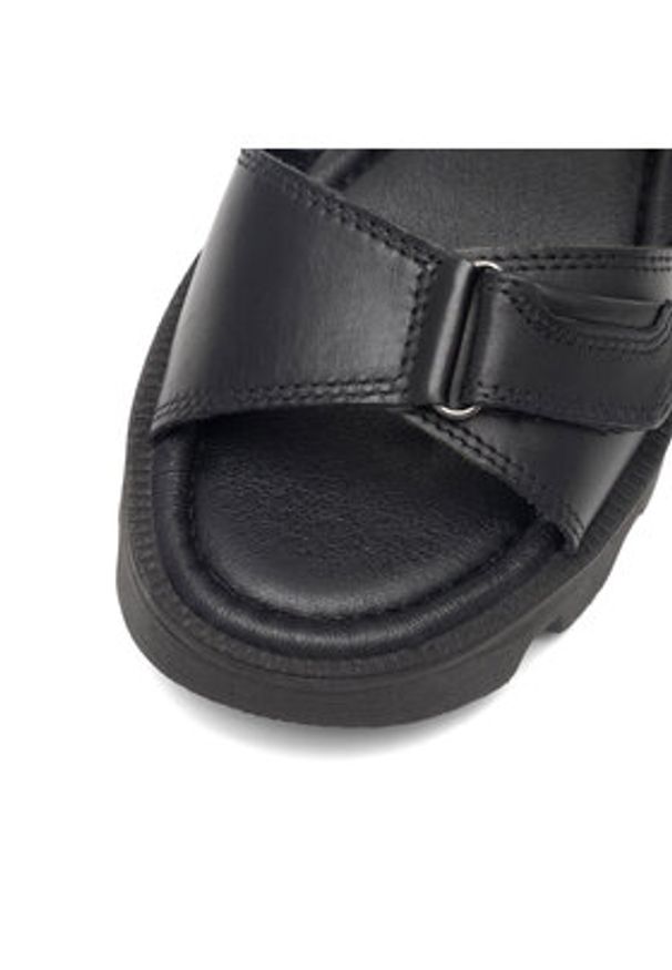 Lasocki Sandały GENUA ARC-HANKA-08 Czarny. Kolor: czarny. Materiał: skóra