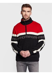 CMP Sweter 7H77263 Czarny Regular Fit. Kolor: czarny. Materiał: syntetyk