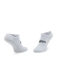 Reebok Zestaw 3 par niskich skarpet unisex Cl Fo Invisible Sock 3P GG6678 Biały. Kolor: biały. Materiał: materiał #3