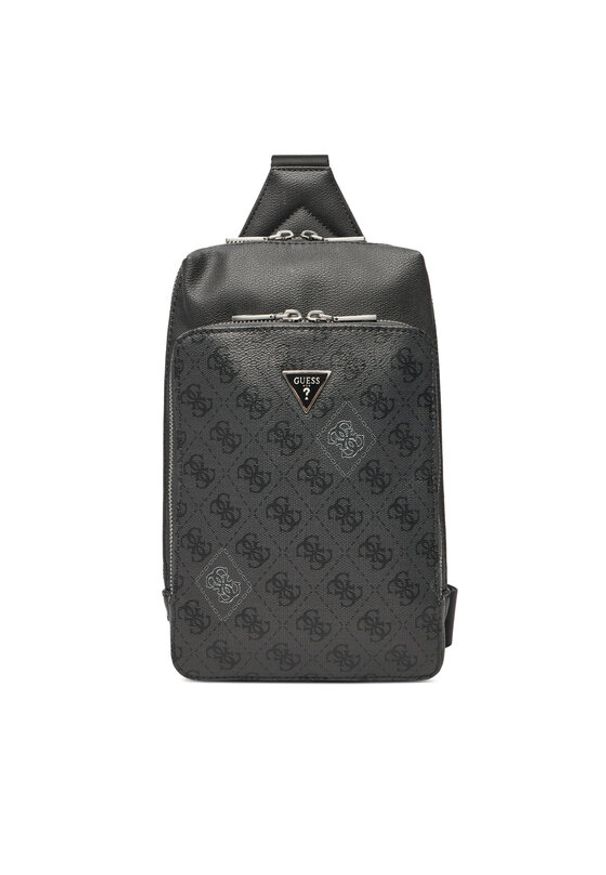Guess Saszetka HMMICT P5426 Szary. Kolor: szary. Materiał: skóra