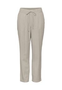 Vero Moda Spodnie materiałowe Jesmilo 10279691 Szary Regular Fit. Kolor: szary. Materiał: len #6