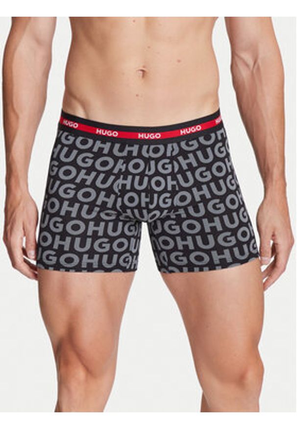 Hugo - HUGO Komplet bokserek 50545674 Kolorowy. Materiał: bawełna. Wzór: kolorowy