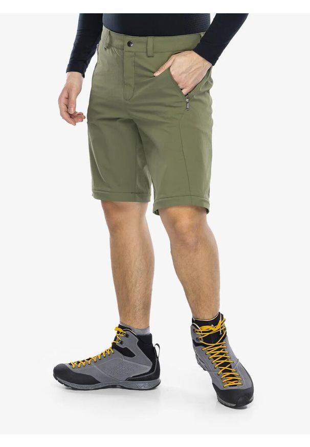 Spodnie turystyczne męskie Vaude Farley Stretch ZO Pants II. Kolor: zielony. Sport: turystyka piesza