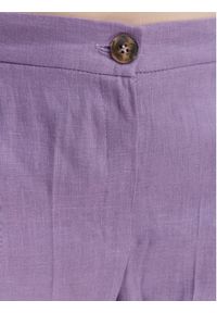 Marella Kuloty Clava 2615131182 Fioletowy Regular Fit. Kolor: fioletowy. Materiał: len #2