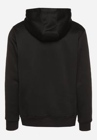 Born2be - Czarna Bluza z Bawełną Kapturem i Kieszenią Typu Kangurek Norrise. Okazja: na co dzień. Kolor: czarny. Materiał: bawełna. Styl: casual, elegancki