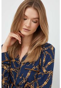 DKNY - Dkny piżama damska kolor granatowy. Kolor: niebieski #5