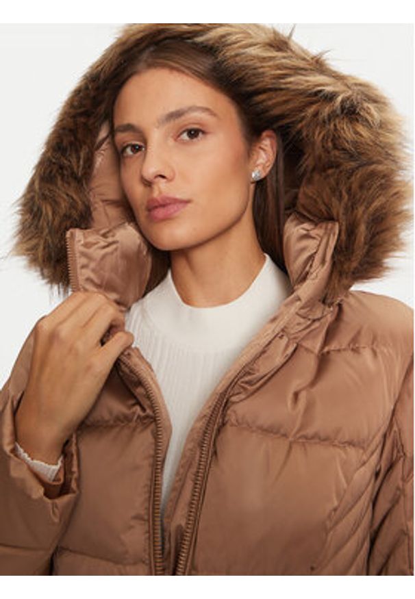 Guess Kurtka puchowa New Olga W4BL40 WEX52 Beżowy Regular Fit. Kolor: beżowy. Materiał: syntetyk