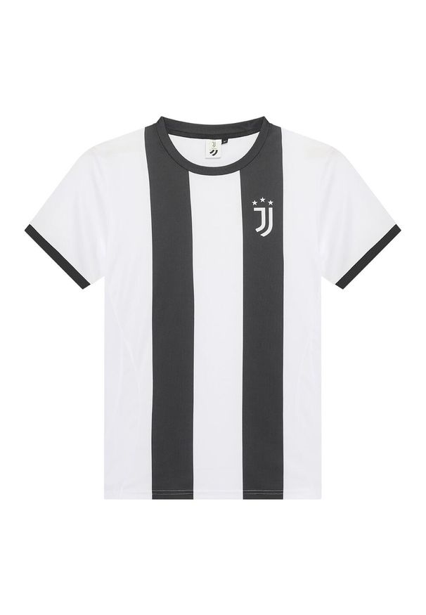 JUVENTUS FC - Koszulka domowa Juventus Męska. Kolor: czarny, biały, wielokolorowy. Sport: piłka nożna