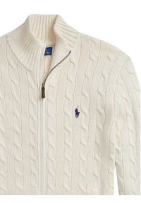 Polo Ralph Lauren Sweter 710899975005 Écru Regular Fit. Typ kołnierza: polo. Materiał: bawełna #7