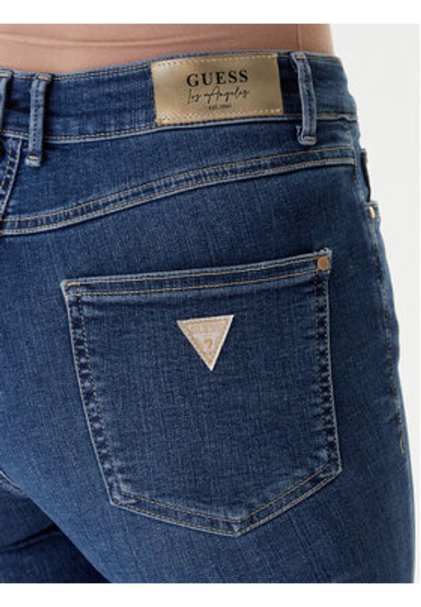 Guess Jeansy W5BA28 D0793 Niebieski Skinny Fit. Kolor: niebieski
