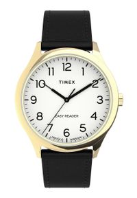 Timex Zegarek męski kolor złoty. Kolor: złoty. Materiał: materiał, skóra