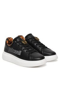 Just Cavalli Sneakersy 80RA3SB3 ZPB99 Czarny. Kolor: czarny. Materiał: skóra #2