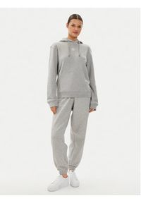 Adidas - adidas Spodnie dresowe Essentials Fleece IA6432 Szary Regular Fit. Kolor: szary. Materiał: bawełna #4