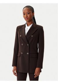 Artigli - ARTIGLI Marynarka ACGI003186 Brązowy Regular Fit. Kolor: brązowy. Materiał: syntetyk