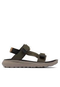 columbia - Columbia Sandały Peakfreak Roam™ Sandal 2108771 Zielony. Kolor: zielony. Materiał: skóra