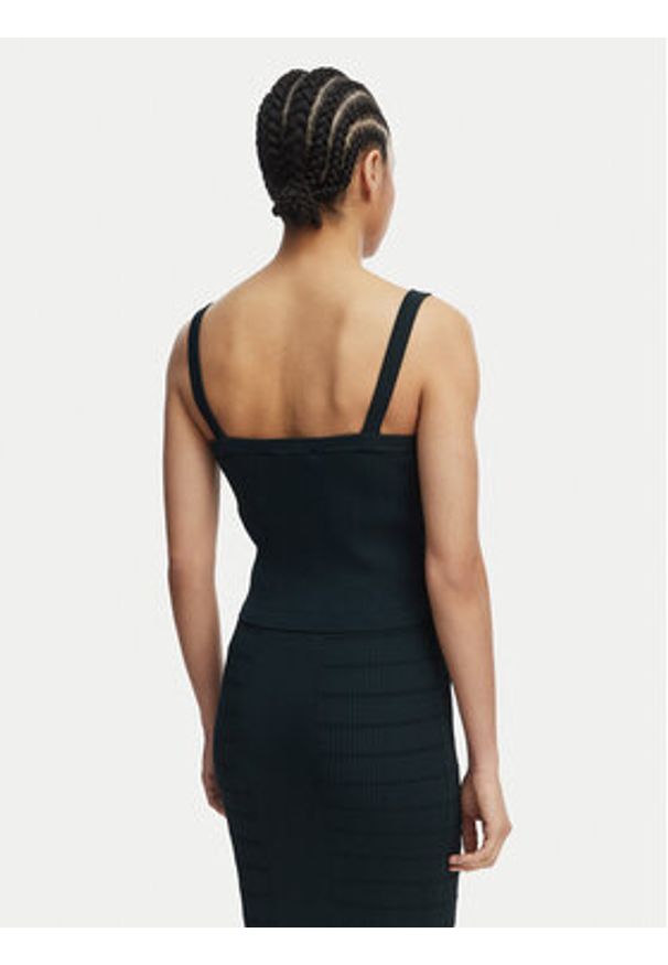 Guess Top W5YR10 Z0130 Zielony Regular Fit. Kolor: zielony. Materiał: syntetyk