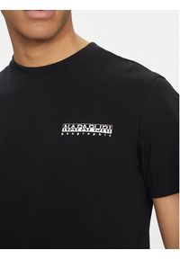 Napapijri T-Shirt S-Dati NP0A4IE2 Czarny Regular Fit. Kolor: czarny. Materiał: bawełna #5