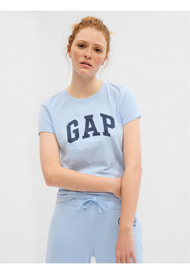 GAP - Gap T-Shirt 268820-65 Niebieski Regular Fit. Kolor: niebieski. Materiał: bawełna