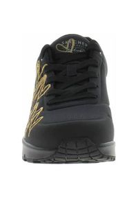 skechers - Buty do chodzenia damskie Skechers 177975BKGD. Kolor: czarny. Materiał: syntetyk, materiał. Sport: turystyka piesza