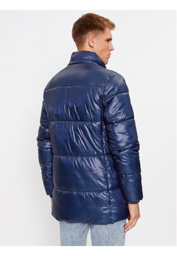 Guess Kurtka zimowa M3BL28 WFP50 Granatowy Regular Fit. Kolor: niebieski. Materiał: syntetyk. Sezon: zima