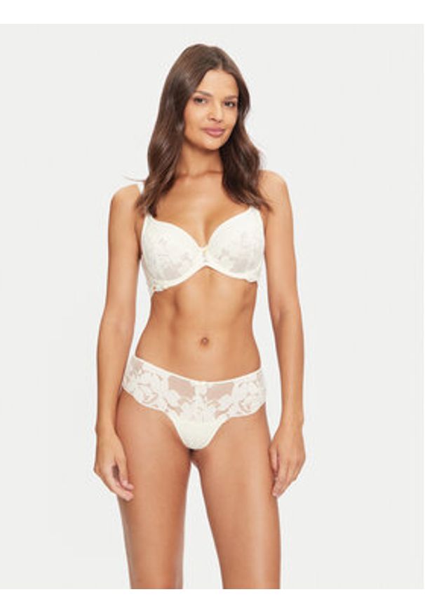 SELMARK - Selmark Stringi Federica 61106 Écru. Materiał: bawełna, syntetyk