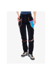 CRAZY - Spodnie softshell damskie Crazy Pant Ionic. Kolor: czarny. Materiał: softshell. Sezon: zima. Sport: narciarstwo