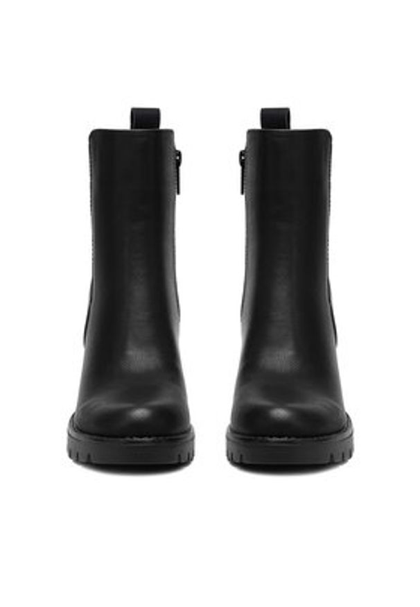 Jenny - JENNY Botki CEO-WS5068-04 Czarny. Kolor: czarny. Materiał: materiał, syntetyk
