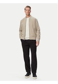 Calvin Klein Kurtka bomber LV040FM512 Beżowy Regular Fit. Kolor: beżowy. Materiał: syntetyk #3